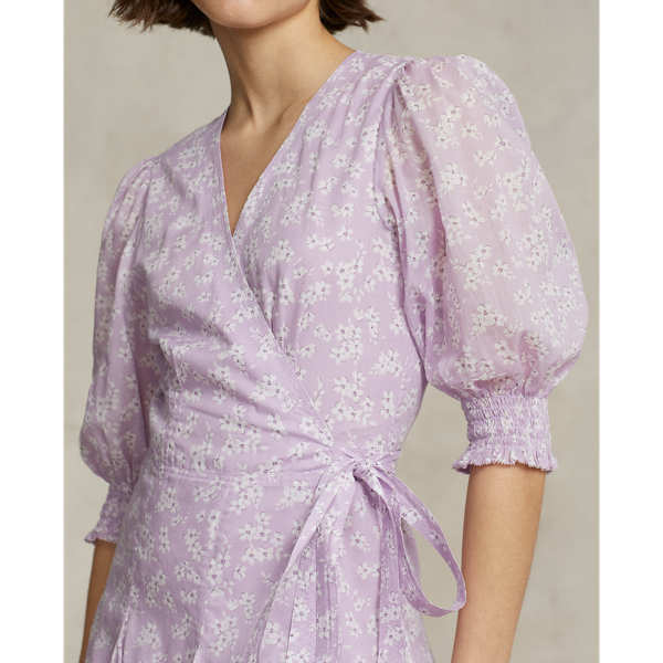 Polo ralph lauren clearance floral wrap dress