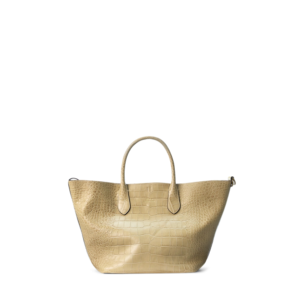 Croc-Embossed Medium Bellport Tote