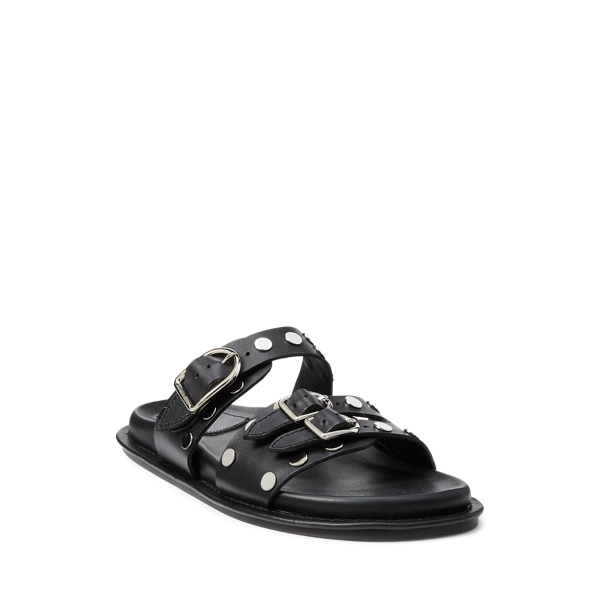 Ezra Studded Lambskin Sandal