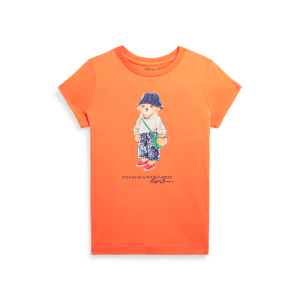 Baumwoll-T-Shirt mit Polo Bear