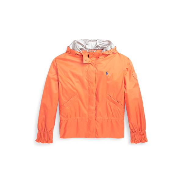 Water-Resistant Peplum Ripstop Jacket