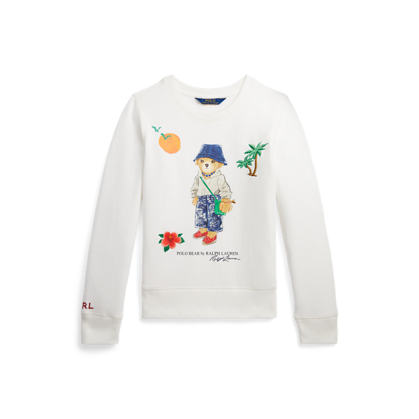 Fleece sweatshirt met Polo Bear