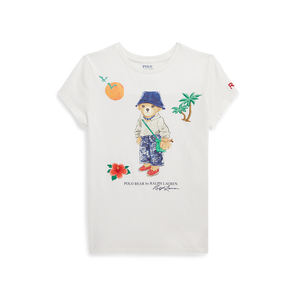 Polo Bear Cotton Jersey T Shirt for Children Ralph Lauren JO