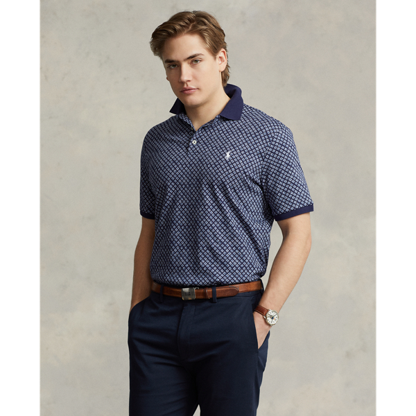Men's Navy Soft Cotton Polo Shirts