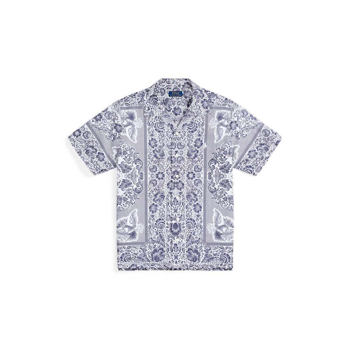 Classic Fit Bandanna Cotton-Linen Shirt | Ralph Lauren