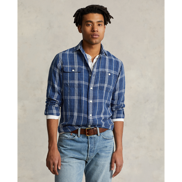 Camicia scozzese on sale ralph lauren
