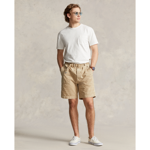 20-cm Relaxed Fit Canvas Cargo Short