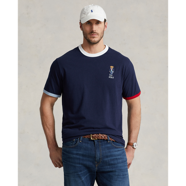 Jersey-T-Shirt mit Polo Bear