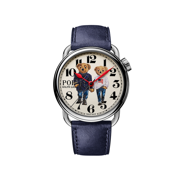 Polo Bear Ralph e Ricky em aço, 38 mm