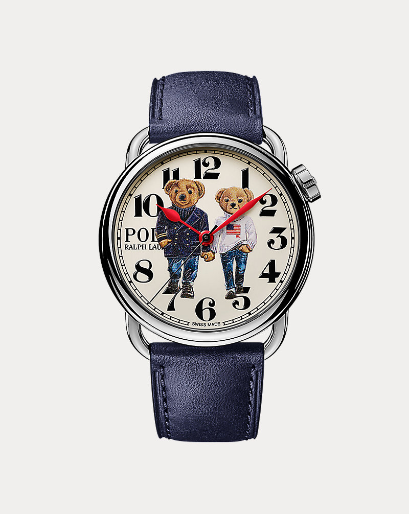 38 MM Ralph &amp; Ricky Polo Bear horloge Polo Ralph Lauren 1