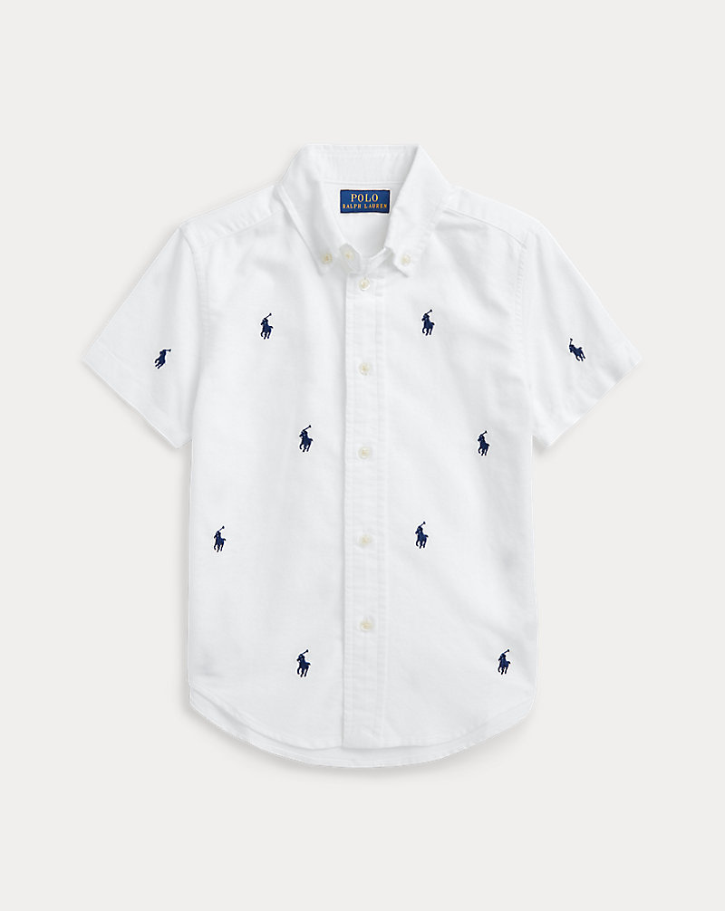 Print Oxford Short-Sleeve Shirt Boys 2-7 1