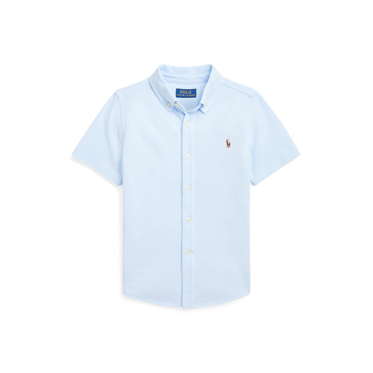 Knit Oxford Short-Sleeve Shirt | Ralph Lauren
