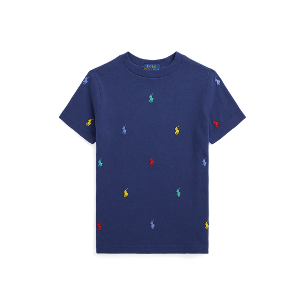 Polo Pony Cotton Mesh T-Shirt