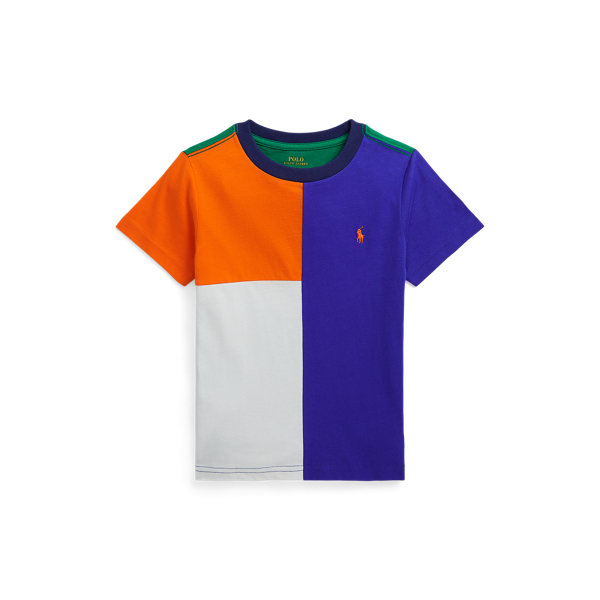 Colour-Blocked Cotton Jersey T-Shirt BOYS 1.5–6 YEARS 1