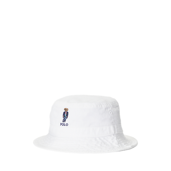 Polo Bear Cotton Twill Bucket Hat