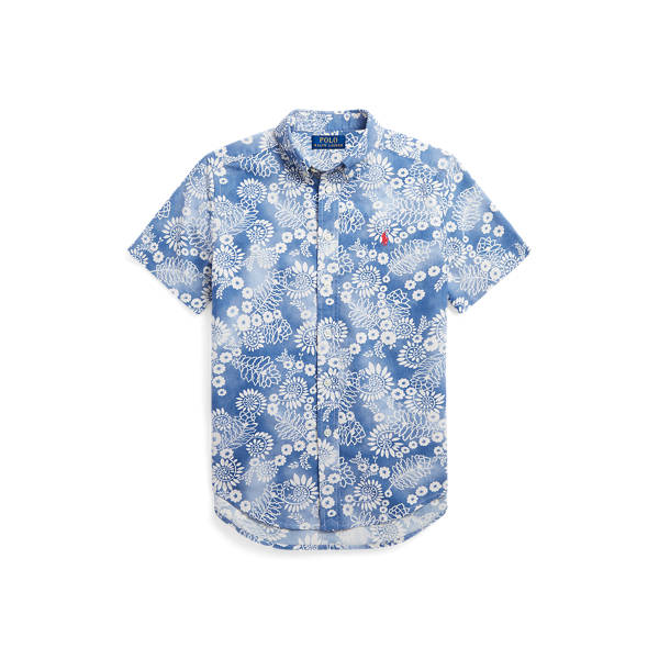 Floral Cotton Oxford Short-Sleeve Shirt BOYS 6–14 YEARS 1