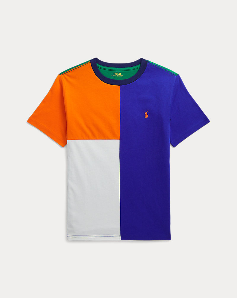 Colour-Blocked Cotton Jersey T-Shirt BOYS 6–14 YEARS 1