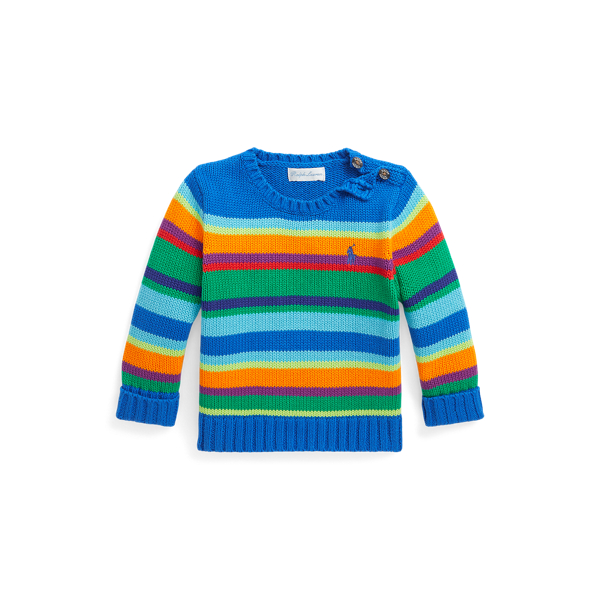 Striped Cotton Jumper Baby Boy 1