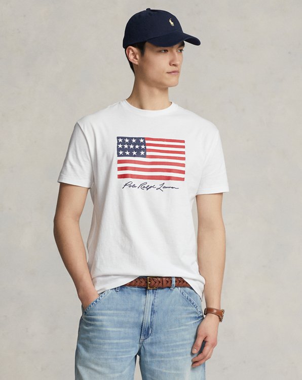 Classic Fit Flag Jersey T-Shirt