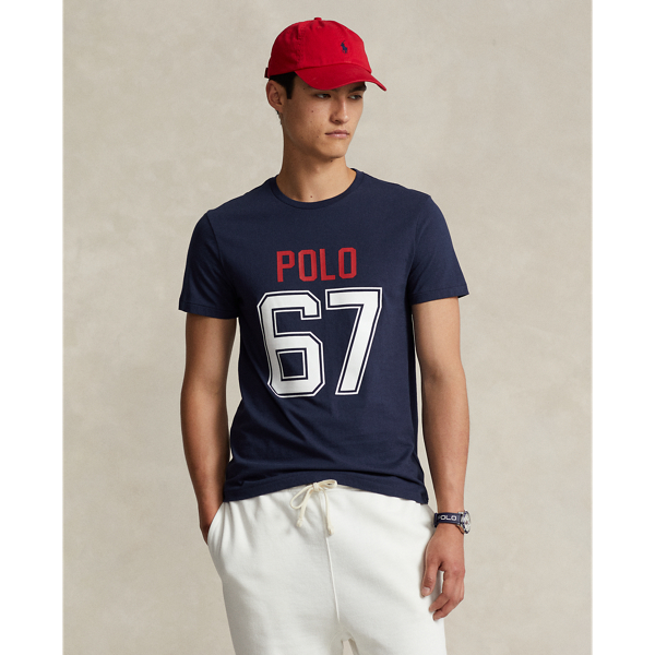Custom Slim Fit Logo Jersey T-Shirt