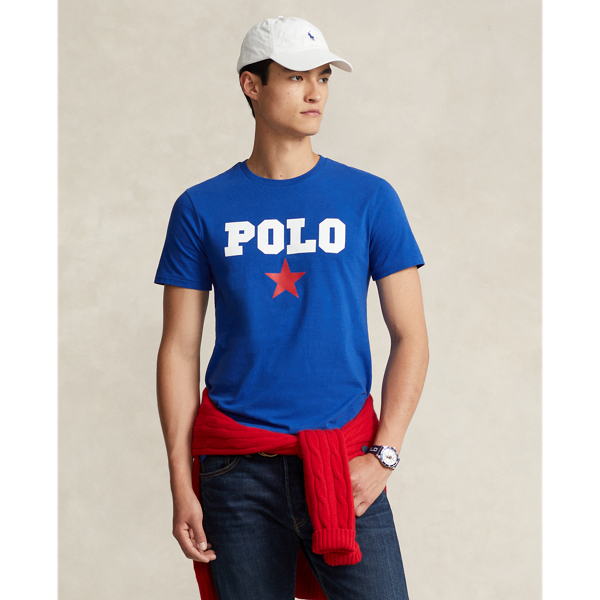 Custom Slim Fit Logo Jersey T-Shirt