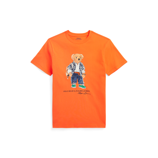 Polo Bear Cotton Jersey T-Shirt