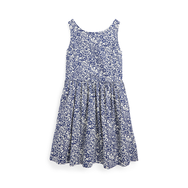 Floral Cotton Dobby Dress
