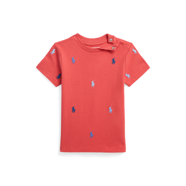 Polo Pony Cotton Mesh T-Shirt