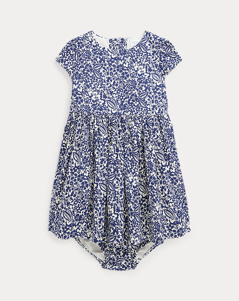 Floral Cotton Dobby Dress Baby Girl 1