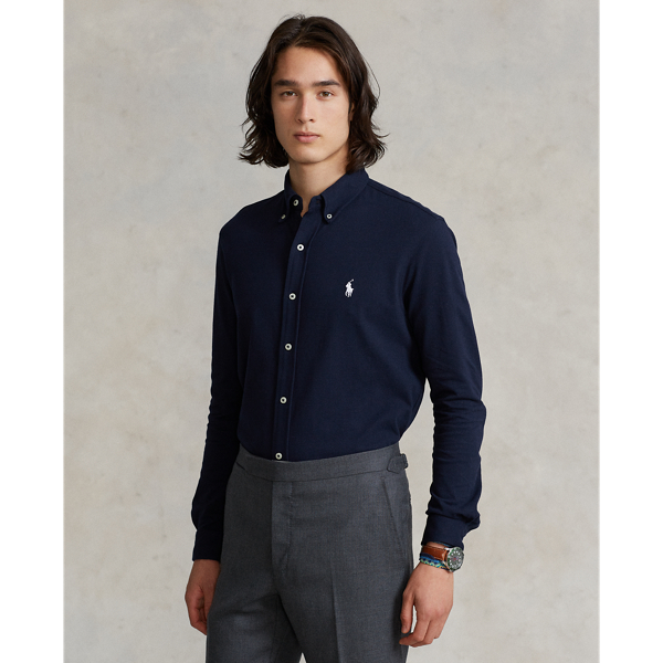 Chemise ultra-légère en coton piqué