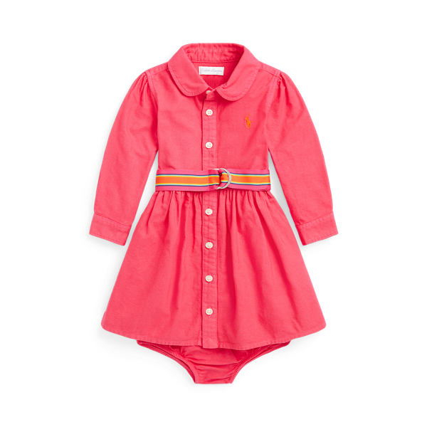 Robe Chemise Ceinturée Bébé Fille MINI V - Tailles 3-18 Mois - Neuve Avec Étiquettes