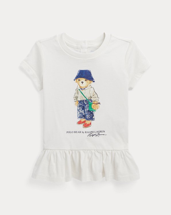 Schößchen-T-Shirt mit Polo Bear