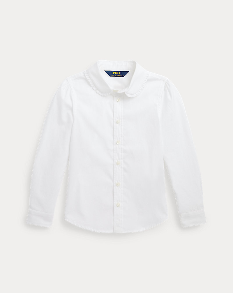 Ruffle-Trim Cotton Broadcloth Shirt GIRLS 1.5–6.5 YEARS 1