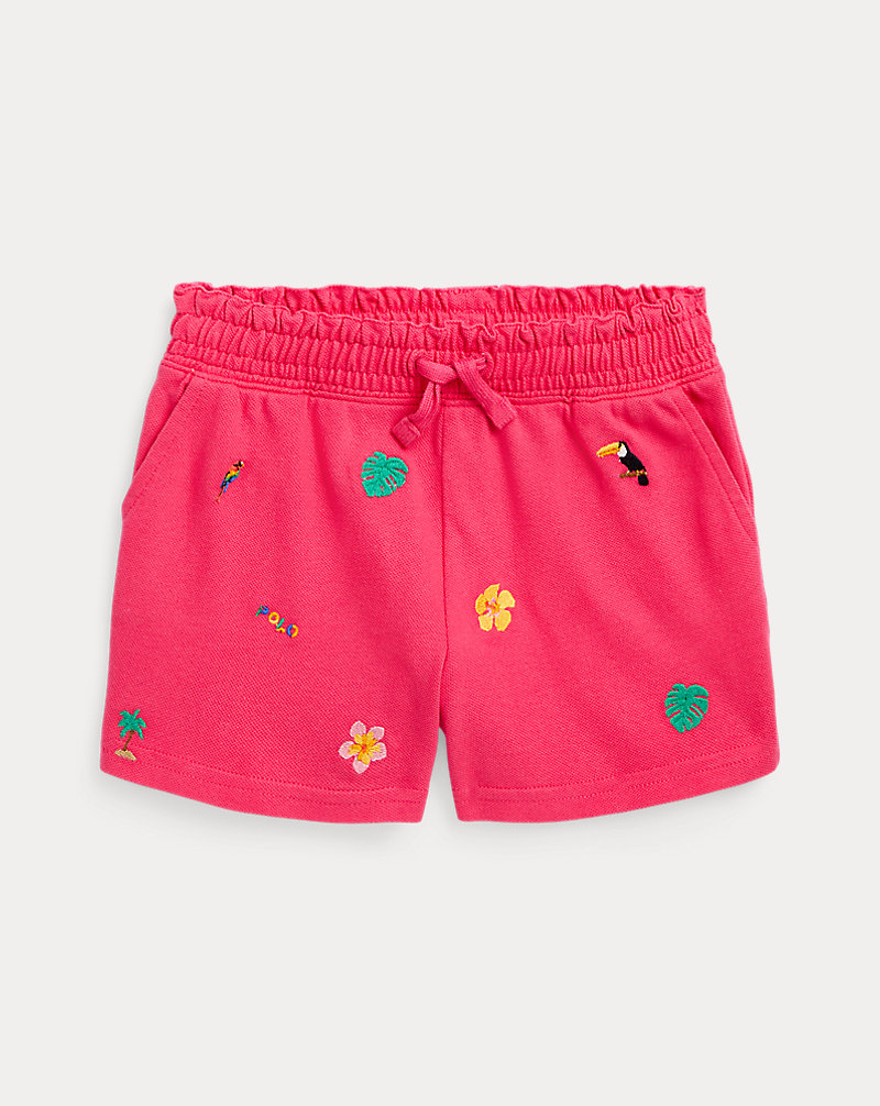 Tropical-Embroidery Mesh Short GIRLS 1.5–6.5 YEARS 1