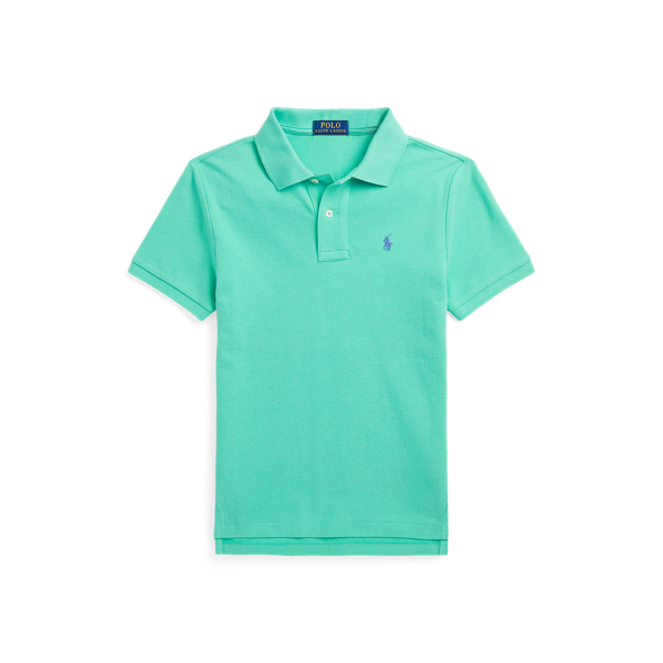 Slim Fit Cotton Mesh Polo