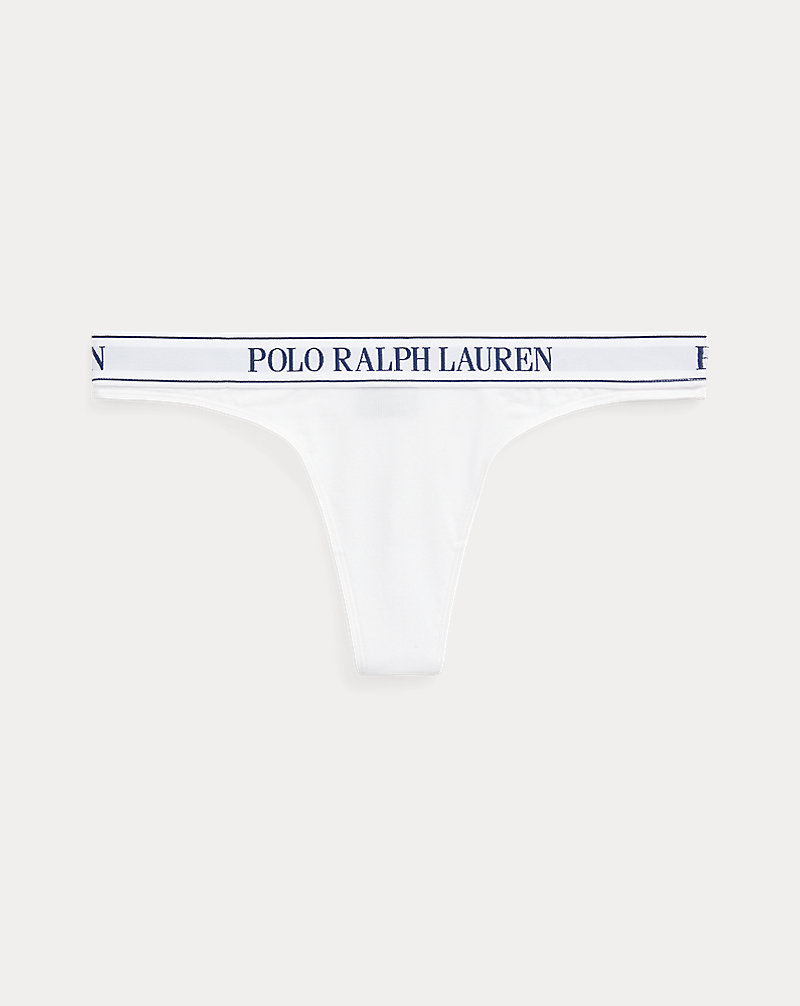Repeat-Logo Low-Rise Thong Polo Ralph Lauren 1
