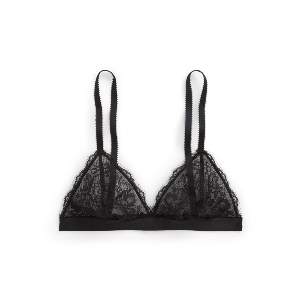 Lace Unlined Triangle Bralette Polo Ralph Lauren 1