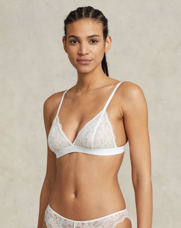 Lace Unlined Triangle Bralette