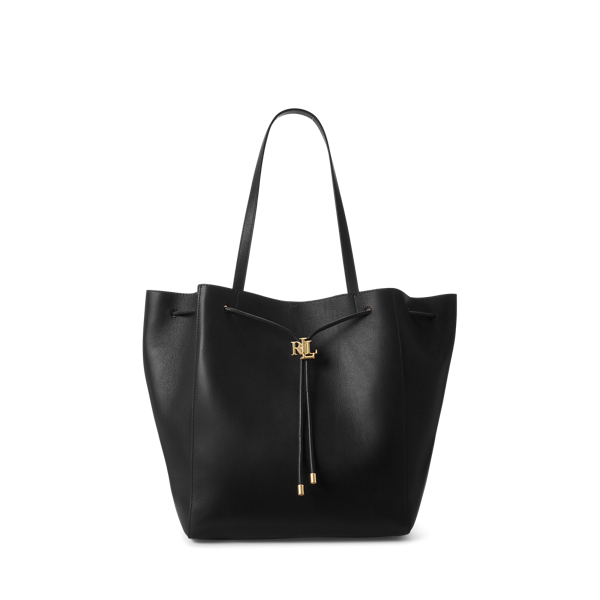 Leather Medium Andie Drawstring Tote Lauren 1