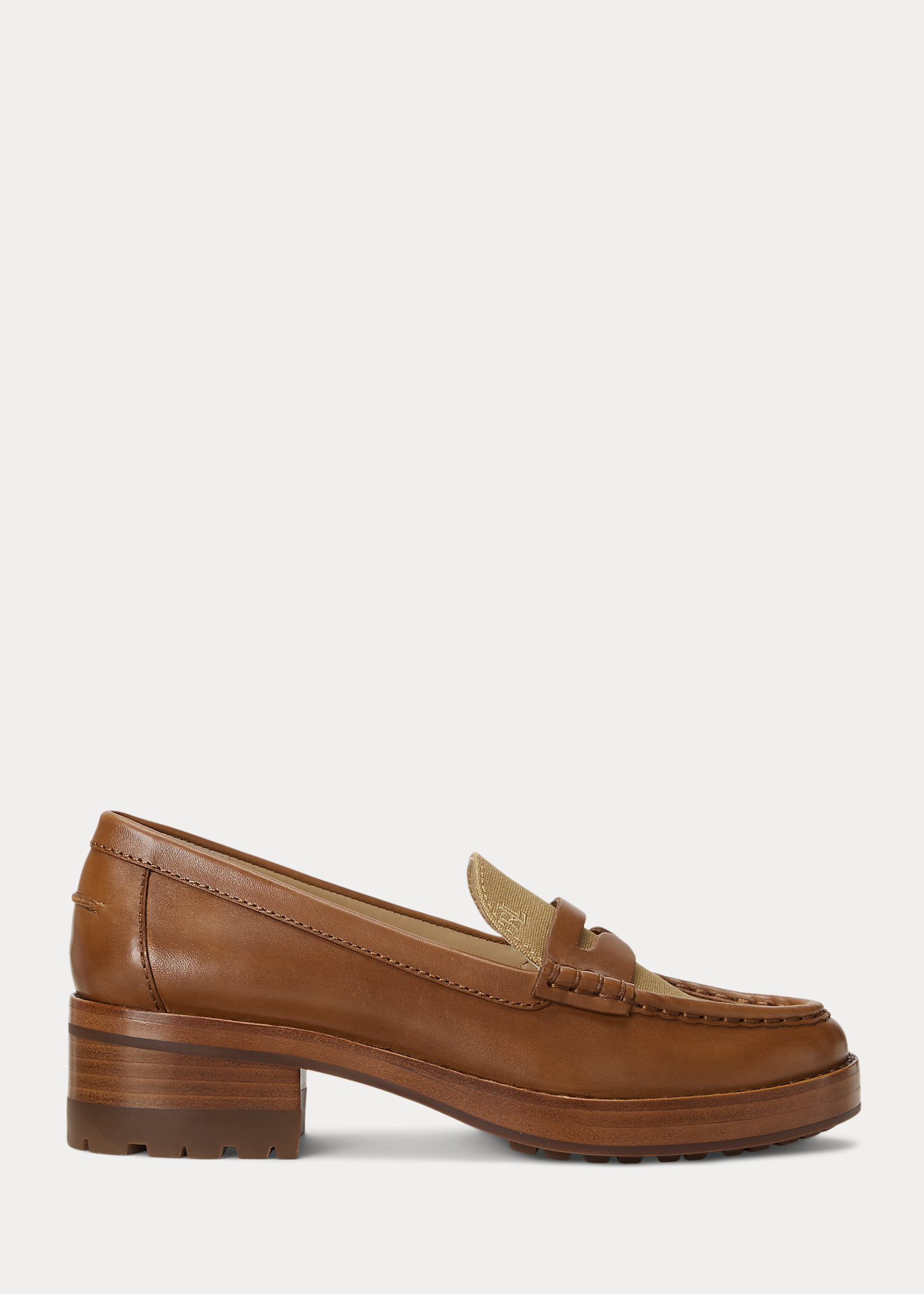 Wren Leather & Canvas Penny Loafer