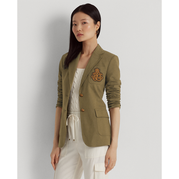 Crest-Patch Ponte Blazer