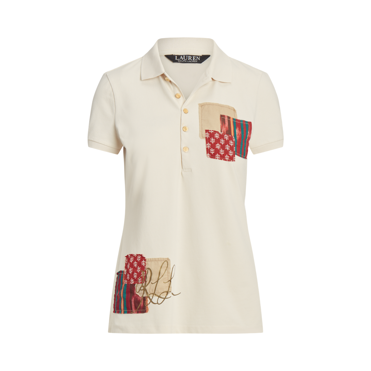 Patchwork pique best sale tee
