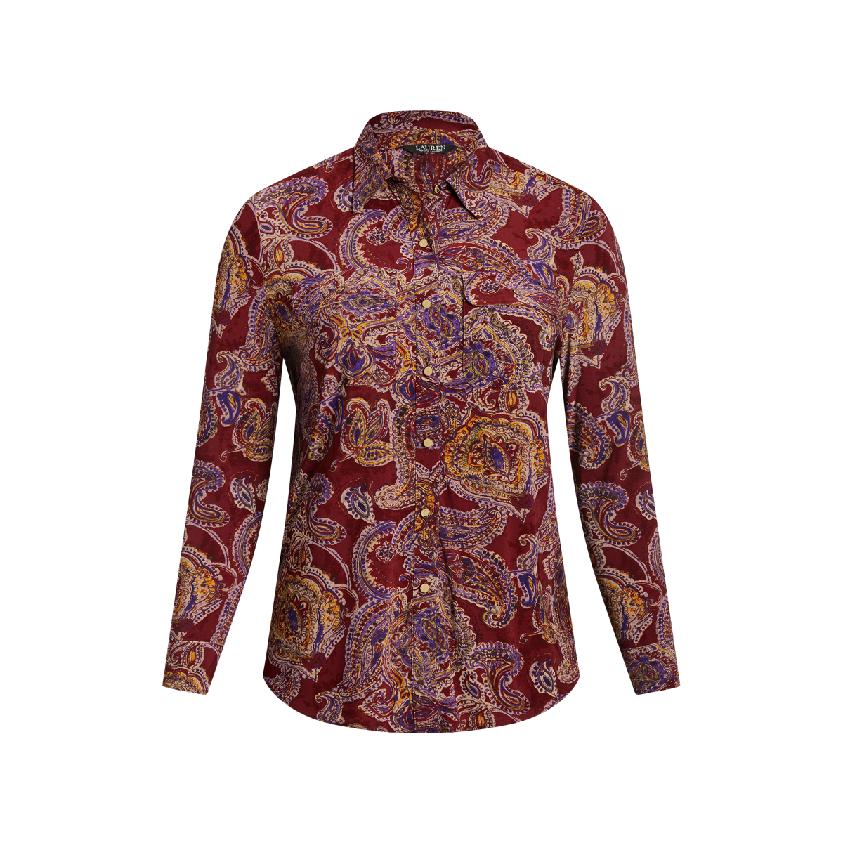 ralph lauren paisley shirt