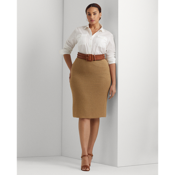 Women's plus size best sale skirts ralph lauren