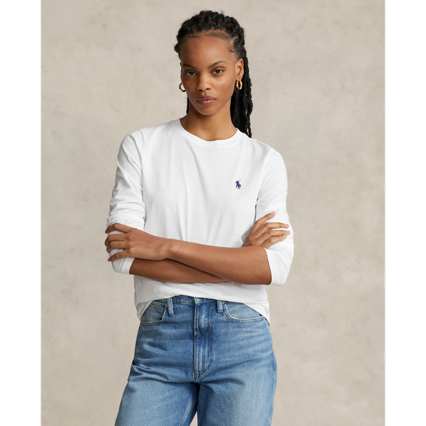 T-shirt manches longues sable femme