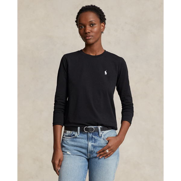 Long-Sleeve Jersey Crewneck T-Shirt Polo Ralph Lauren 1