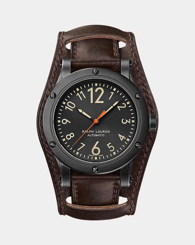 42 MM Aged Steel Watch The Safari Collection 1