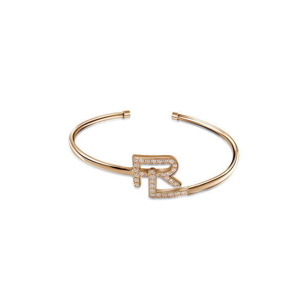 RL 18K Rose Gold & Diamond Bangle