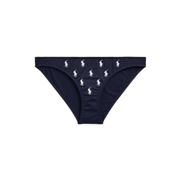 Two-Tone All-over Pony Bikini Bottom for Women