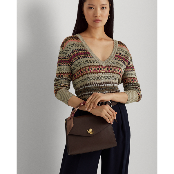 Ralph lauren medium satchel top